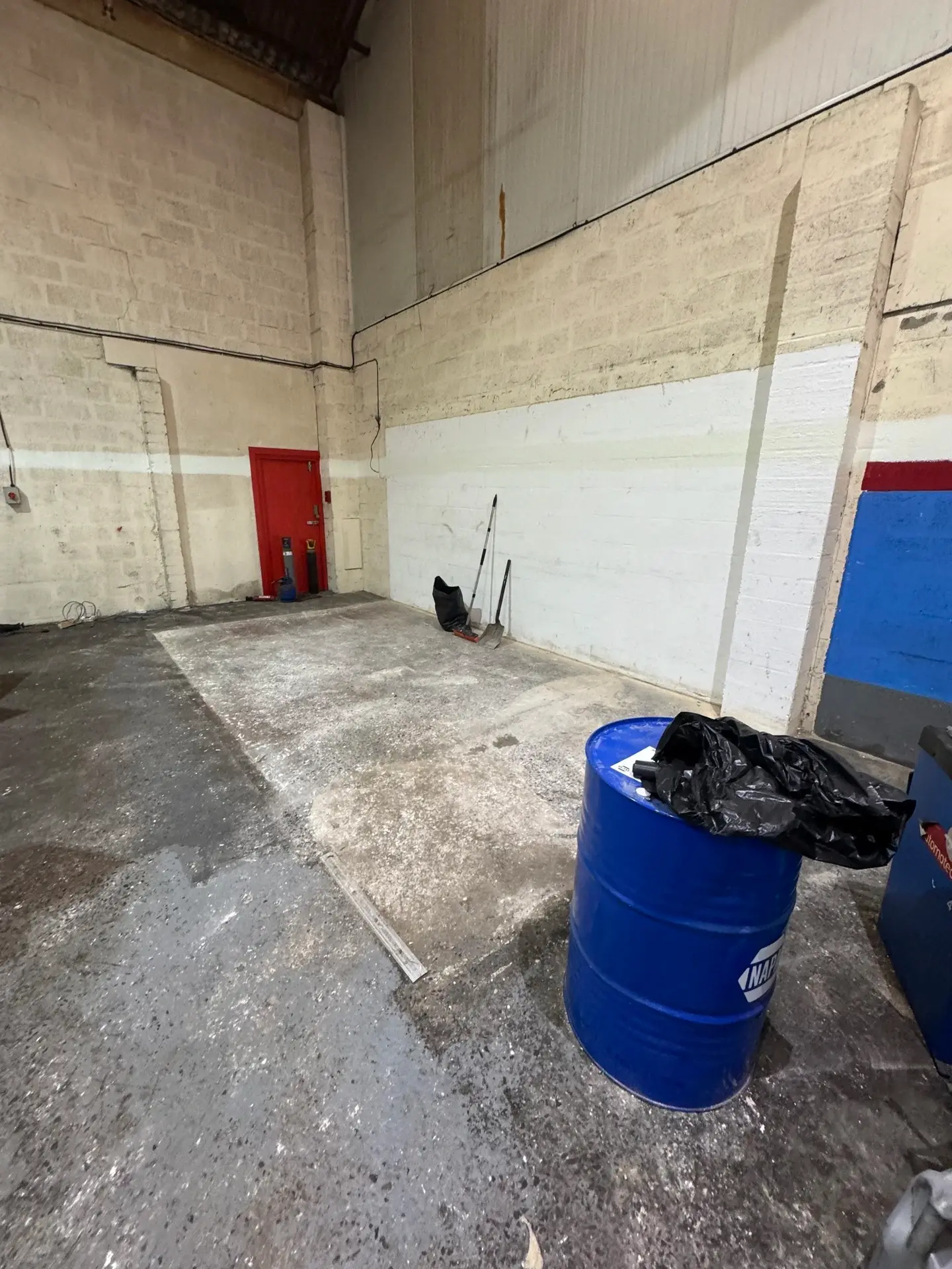 After: Commercial strip-out. Timber removed and the unit floor cleared